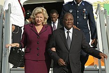 Dominique Ouattara « Mon époux va mieux. Il a recommencé à marcher »